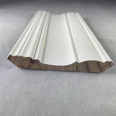 High Quality White Primed Wooden Crown Mouldings For Ceiling