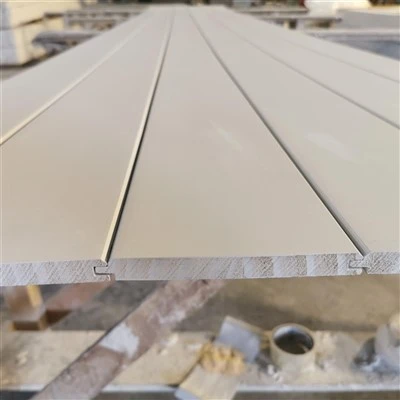 White Gesso Coated Wood Wall Panel Or T&G Shiplap Or Lining Board For Superior Finish