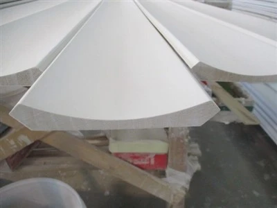 Contemporary Primed Wooden Crown Mouldings For Ceiling