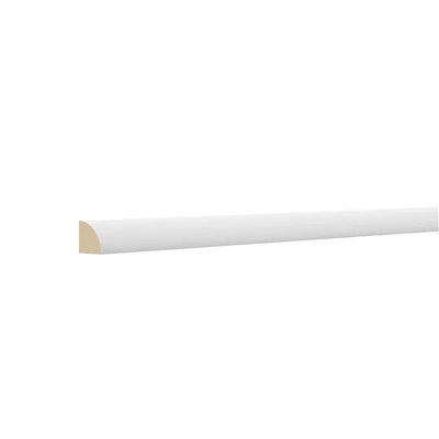 Accomplished White Primed Wooden Quarter Round