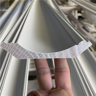 First Tier White Primed Wooden Crown Mouldings For Ceiling