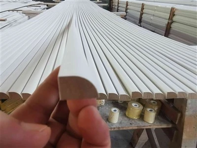 Good Quality White Primed MDF Shoe Moulding