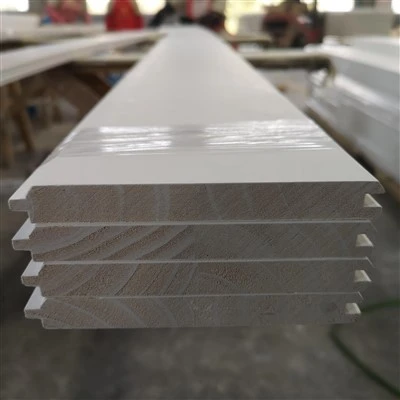 High Quality Gesso Coated Shiplap FJ Pine MDF