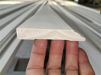 Primed Finger-Jointed Base Moulding WM 623 9/16 In. X 3-1/4 In. X 16 Ft.