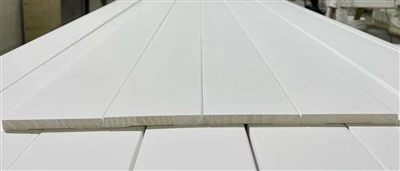 Primed FJ Pine Round Edge Baseboard