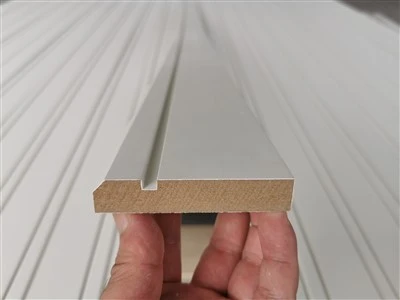 Primed MDF Grooved Base Moulding
