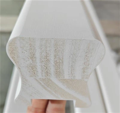 Primed Wood Handrail Stair Railing