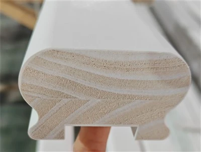 Primed Wooden Stair Handrails