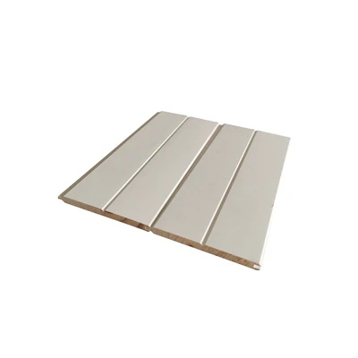 Refined White Primed Wood Wall Panel Or T&G Shiplap For Superior Finish