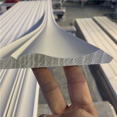 Moisture Resistant White Primed Wooden Crown Mouldings For Decoration