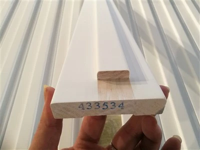 White Primed Double Rabbet Door Jamb Frame