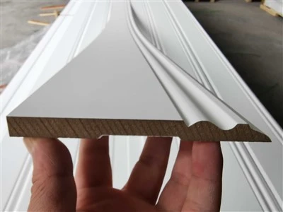 White Primed MDF Baseboard 5180