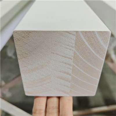 White Primed Pine Square Newel Post