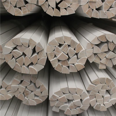 White Primed Quarter Round Wood Moulding