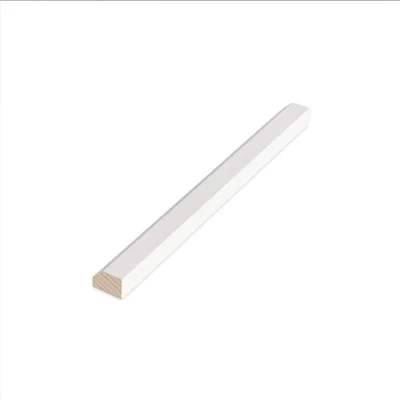 White Primed Wood Pine Base Shoe Moulding