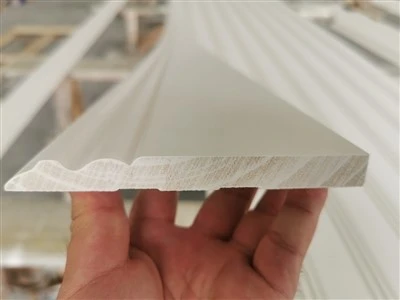 White Primed Wood Trim Mouldings Base Board