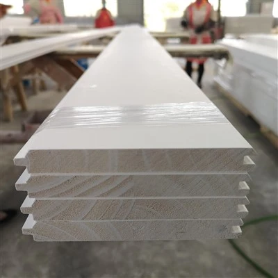 White Primed Wood Wall Panel TNG Moulding