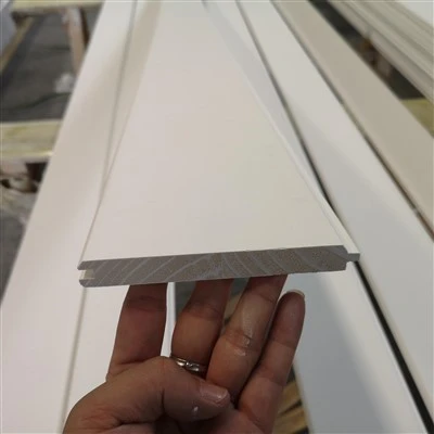 White Primed Shiplap Wall Panels