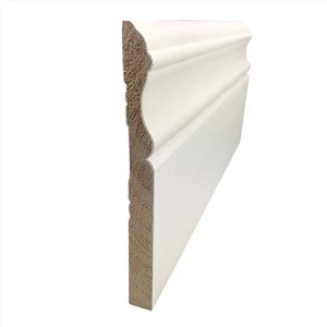 Interior Wood Wall Baseboard Primer Panel Moulding