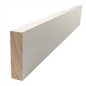 White Primed Finger Jointed Timber Window Reveal Moulding