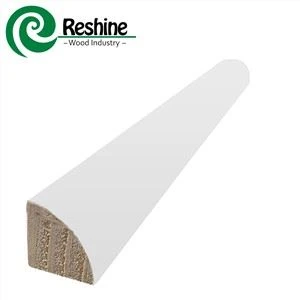 White Primed Wood Quarter Moulding