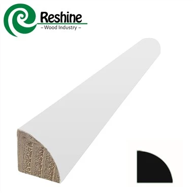 White Primed Quarter Round Base Shoe Moulding