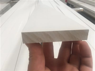 Primed FJ Pine S4S Square Trim Board